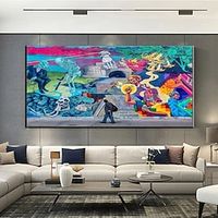 Handmade Hand Painted Wall Art Modern Abstract Ocean Sunset Landscape Home Decoration Decor Rolled Canvas No Frame Unstretched miniinthebox - thumbnail