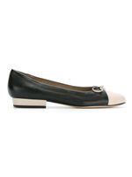 Sarah Chofakian round toe ballerinas - Black