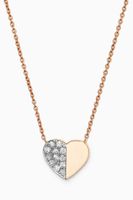 Mars Heart Diamond Necklace in 14kt Rose Gold Mars Heart Diamond Necklace in 14kt Rose Gold