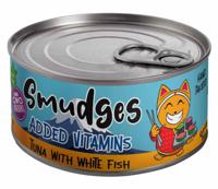 Smudges Adult Cat Tuna With White Fish In Gravy 80G