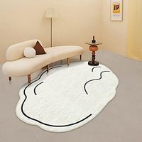 Cute Clouds Imitation Cashmere Carpet, Floating Window, Balcony, Sofa, Dressing Table, Decorative Floor Mat, Bedroom, Thick Water Absorbing Foot Mat Lightinthebox - thumbnail