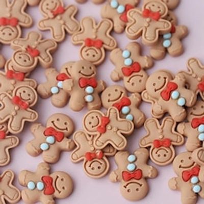 10pcs Christmas Style Gingerbread Man Resin Accessories Diy Cream Glue Mobile Phone Case Water Cup Stickers Hair Accessories Cookie Man Materials miniinthebox 10pcs Christmas Style Gingerbread Man Resin Accessories Diy Cream Glue Mobile Phone Case Water Cup Stickers Hair Accessories Cookie Man Materials miniinthebox