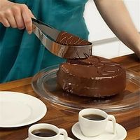 Stainless Steel Cake Pie Slicer Cookie Fondant Cake Cutters Pie Knife DIY Bread Pastry Divider Cake Clamping Device Baking Tools Lightinthebox - thumbnail