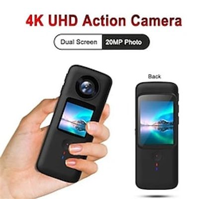 4K 2.7K 2K 1080P HD Touch Dual Screen Handheld Sports Waterproof Action Camera With WIFI Hotspot Outdoor Anti-Shake Diving Biking Vlog Camcorder Lightinthebox