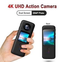 4K 2.7K 2K 1080P HD Touch Dual Screen Handheld Sports Waterproof Action Camera With WIFI Hotspot Outdoor Anti-Shake Diving Biking Vlog Camcorder Lightinthebox - thumbnail