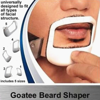 5pcs/batch Beard Comb Comb Beard Stencil Cut Salon Mustard Beard Styling Stencil For Styling Comb Trimming Tool