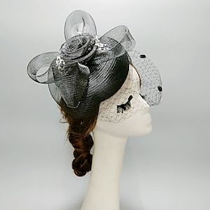 Fascinators Net Ladies Day Melbourne Cup Headpieces With Cap Headpiece Headwear Lightinthebox