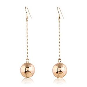 disco ball dangle drop earrings 60's or 70's gold silver mirror ball earrings for women girls accessories (gold) Lightinthebox