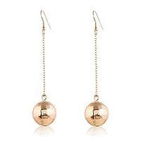 disco ball dangle drop earrings 60's or 70's gold silver mirror ball earrings for women girls accessories (gold) Lightinthebox - thumbnail