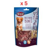 Trixie Premio Rice Duck Bones Dog Treats 80G Pack Of 5