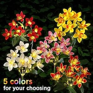 LED Solar Waterproof Light Simulated Bouquet Light For Patio Lawn Garden Yard And Backyard Decoration miniinthebox