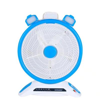 Sonashi 14inch Rechargeable Fan Blue-White