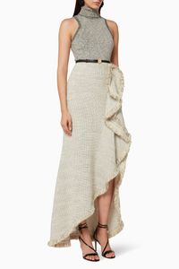 Knit Ruffled Maxi Dress Knit Ruffled Maxi Dress