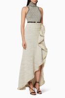 Knit Ruffled Maxi Dress Knit Ruffled Maxi Dress