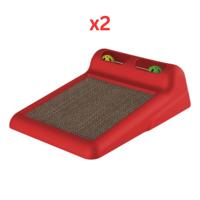 Georplast Flipper Cat Toy & Scratcher - Red (Pack Of 2) Georplast Flipper Cat Toy & Scratcher - Red (Pack Of 2)
