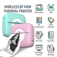 Portable Instant Photo Printer Black And White Instant Mini Thermal Printer BT Printer Study Note Daily Plan Lightinthebox - thumbnail
