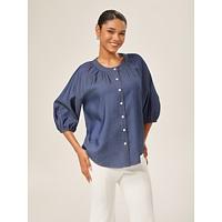 Soft Tencel Denim Cardigan