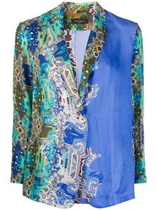 Antonelli East Hampton paisley-print blazer - Blue