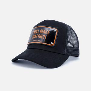 John Hatter & Co I Will Make You Rich Unisex Cap Black