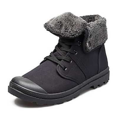 Men's Boots Retro Work Boots Winter Boots Walking Vintage Classic Daily Canvas Breathable Booties / Ankle Boots Lace-up Black Beige Fall Winter miniinthebox Men's Boots Retro Work Boots Winter Boots Walking Vintage Classic Daily Canvas Breathable Booties / Ankle Boots Lace-up Black Beige Fall Winter miniinthebox