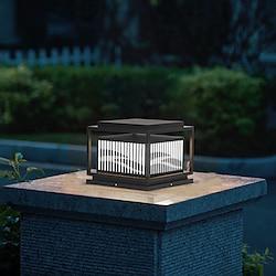 Outdoor Waterproof IP54 Column Lawn Lights,Creative Imitation Marble Lampshade,Gate Bollard Pillar Light,for Villa Garden Park Lighting Stigma Lantern Lightinthebox