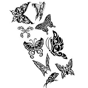 1 pcs Temporary Tattoos Waterproof Body / brachium / Shoulder Tattoo Stickers miniinthebox