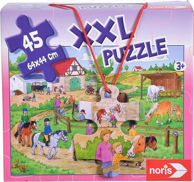 Noris XXL Puzzle Pony Farm, 45Pcs Noris XXL Puzzle Pony Farm, 45Pcs