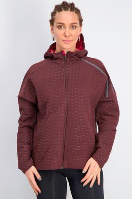 Womens Z.N.E. Winter Run Jacket Night red Womens Z.N.E. Winter Run Jacket Night red