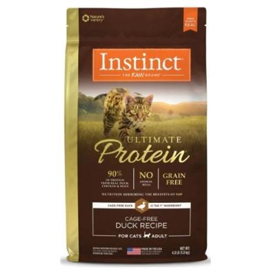 Instinct Ultimate Protein Cage Free Duck Recipe Cat Dry Food 4lbs
