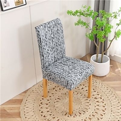 Dining Chair Cover Stretch Chair Seat Slipcover Soft Durable Washable Furniture Protector For Dining Room Party Lightinthebox