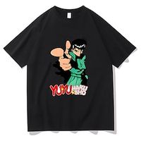 Yu Yu Hakusho Yusuke Urameshi Kurama T-shirt Cartoon Manga Print Graphic T-shirt For Couple's Men's Women's Adults' Hot Stamping 100% Polyester Casual Daily Lightinthebox - thumbnail