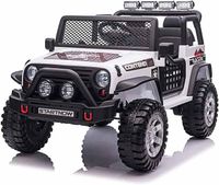 Megastar 12V Prowler 4Wd Ride On Kids Electric Toy Jeep, White - 618-W (UAE Delivery Only)