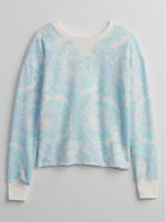 Kids Print Pullover Sweatshirt - thumbnail