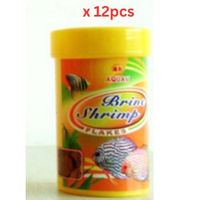 Aquav Brine Shrimp Flakes - 100ML (Pack of 12)