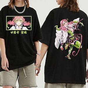 Demon Slayer: Kimetsu no Yaiba Kanroji Mitsuri T-shirt Anime Graphic T-shirt For Men's Women's Unisex Adults' Hot Stamping 100% Cotton Casual Daily Lightinthebox