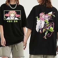 Demon Slayer: Kimetsu no Yaiba Kanroji Mitsuri T-shirt Anime Graphic T-shirt For Men's Women's Unisex Adults' Hot Stamping 100% Cotton Casual Daily Lightinthebox - thumbnail