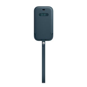 Apple iPhone 12 mini Leather Sleeve with MagSafe, Baltic Blue