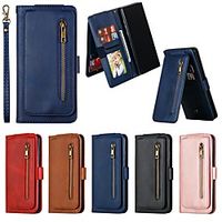 Case For Samsung Galaxy Note 10 Plus / Note 9/  M10 Wallet / Card Holder / Shockproof Full Body Cases Solid Colored PU Leather Case For Samsung Galaxy Note 10 / Note 8 miniinthebox - thumbnail