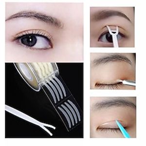 600pcs Eyelid Tape Sticker Invisible Double Fold Eyelid Paste Clear Beige Stripe Self-adhesive Natural Eye Tape Makeup Tools Lightinthebox