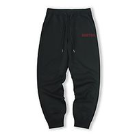 Men's Stylish Sporty Classic Style Outdoor Sports Jogger Pants Sweatpants Casual Sports Pants Graphic Letter Full Length Elastic Drawstring Design Print Gray Black Lightinthebox - thumbnail