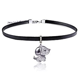 Women's Necklace Friends Romantic Modern European Casual / Sporty Chrome Black 40 cm Necklace Jewelry 1pc For Street Festival miniinthebox