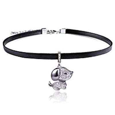 Women's Necklace Friends Romantic Modern European Casual / Sporty Chrome Black 40 cm Necklace Jewelry 1pc For Street Festival miniinthebox