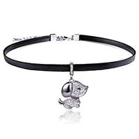 Women's Necklace Friends Romantic Modern European Casual / Sporty Chrome Black 40 cm Necklace Jewelry 1pc For Street Festival miniinthebox - thumbnail