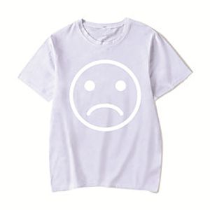 Men's Unisex Tee T shirt Hot Stamping Anime Graphic Prints Plus Size Print Short Sleeve Casual Tops Cotton Basic Designer Big and Tall White Black Red miniinthebox