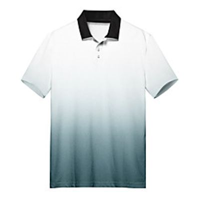Men's Polo 3D Print Eagle Animal Button-Down Print Short Sleeve Casual Tops Casual Fashion Soft Breathable Blue Lightinthebox