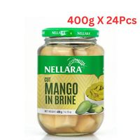 Nellara Cut Mango In Brine (Sliced) 400g Glass Jar (Pack of 24)