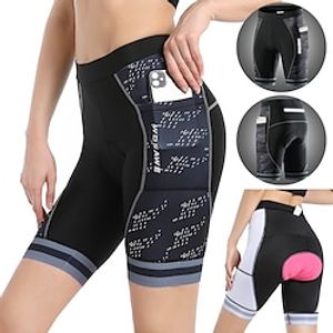 Women's Cycling Shorts Bike Shorts 3D Padded Shorts Bike Bottoms Mountain Bike MTB Road Bike Cycling Sports 3D Pad Breathable Quick Dry Lightweight Black Red Clothing Apparel Bike Wear Lightinthebox