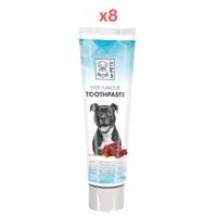 M-Pets Beef Flavor Toothpaste 100g (Pack of 8)