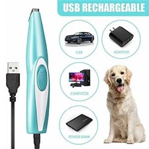1 Set Professional Pet Dog Electric Hair Trimmer Mini Paw Pads Clipper Shaver Lightinthebox