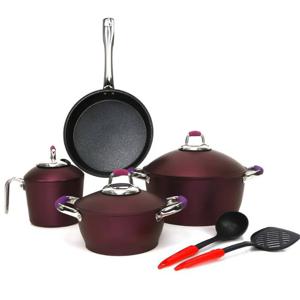 Gigilli Granite Cookware Set Platinium 7pcs Turkey